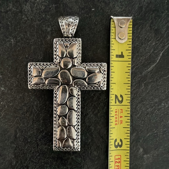 🎄Silver Cross Pendant - Picture 5 of 6